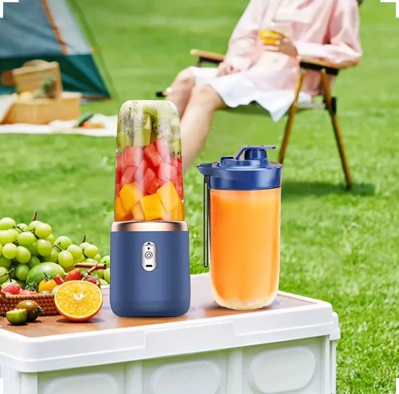 agrumes Nouveau, Portable, Recharge USB, Petit Gobelet à Jus, Cinq Cadeaux Importants pour les Fêtes, Noël, Halloween, Saint-Valentin, etc., Presse-agrumes et Gobelet à Jus Multifonctionnels pour Etudiants