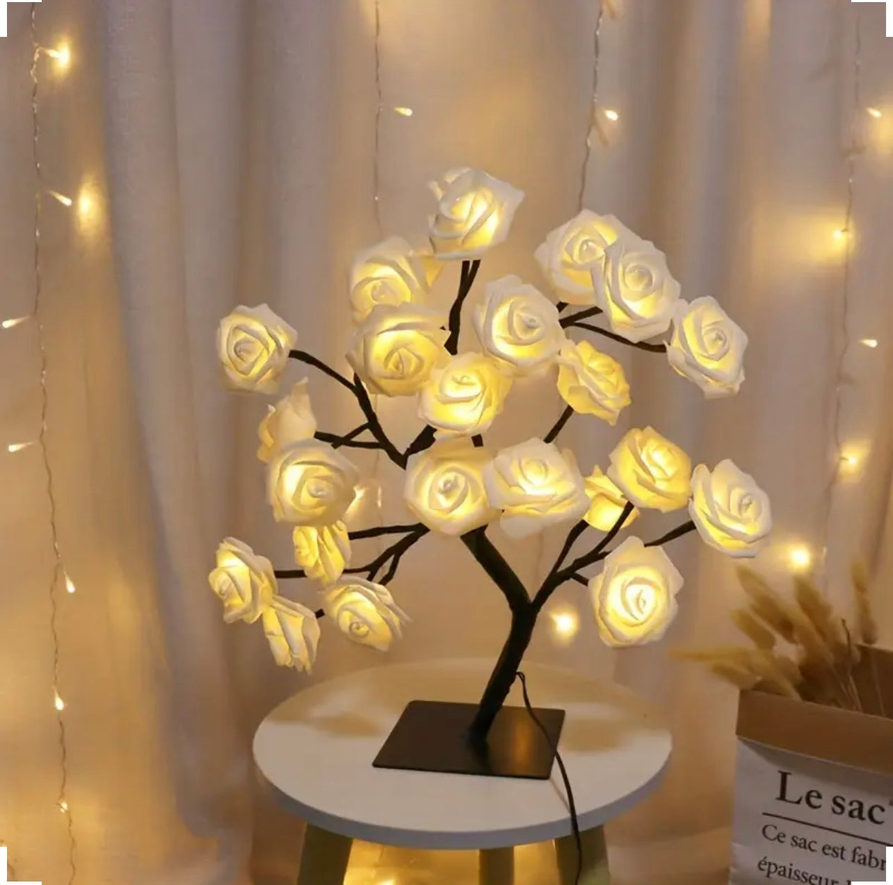 Shenzhi Tech, Lumière LED Alimentée Par USB, Fleurs de Nuit Pour La Maison, Le Salon, Halloween, Noël, Décoration de
Bureau