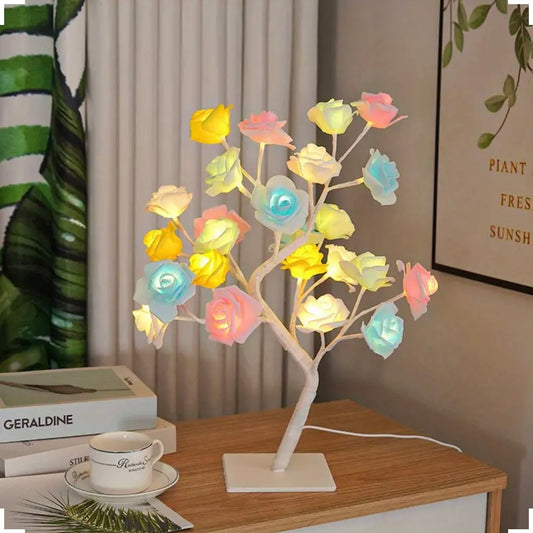 Shenzhi Tech, Lumière LED Alimentée Par USB, Fleurs de Nuit Pour La Maison, Le Salon, Halloween, Noël, Décoration de
Bureau